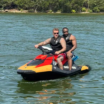WaveRunner jet ski rental on Percy Priest Lake near Nashville Tennessee